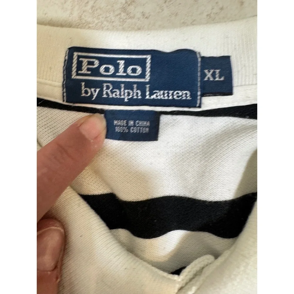 Polo Ralph Lauren Men's Polo Shirts Lot of 3 Striped Short Sleeve Size XL‎
